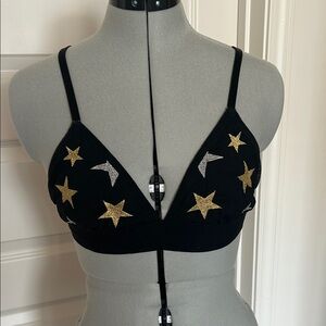 PINK Sparkly Stars Bralette
